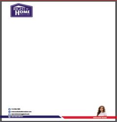 Right At Home - Letterheads