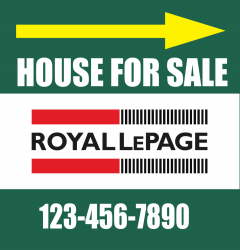 Royal LePage - Coroplast Signs(Directional)