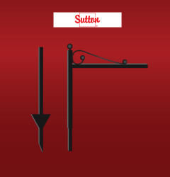 Sutton - Metal Post